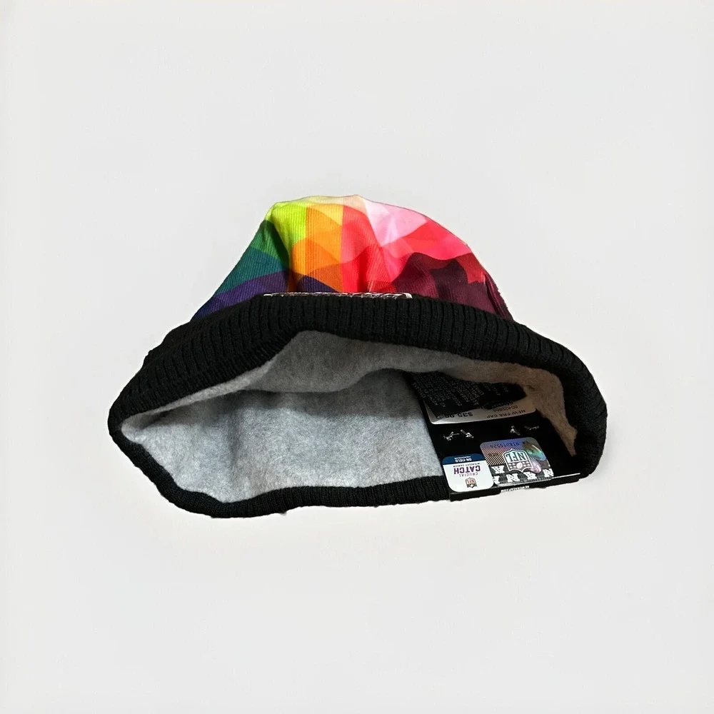 Men's New England Patriots New‎ Era Black 2023 NFL Crucial Catch Cuffed Knit Hat